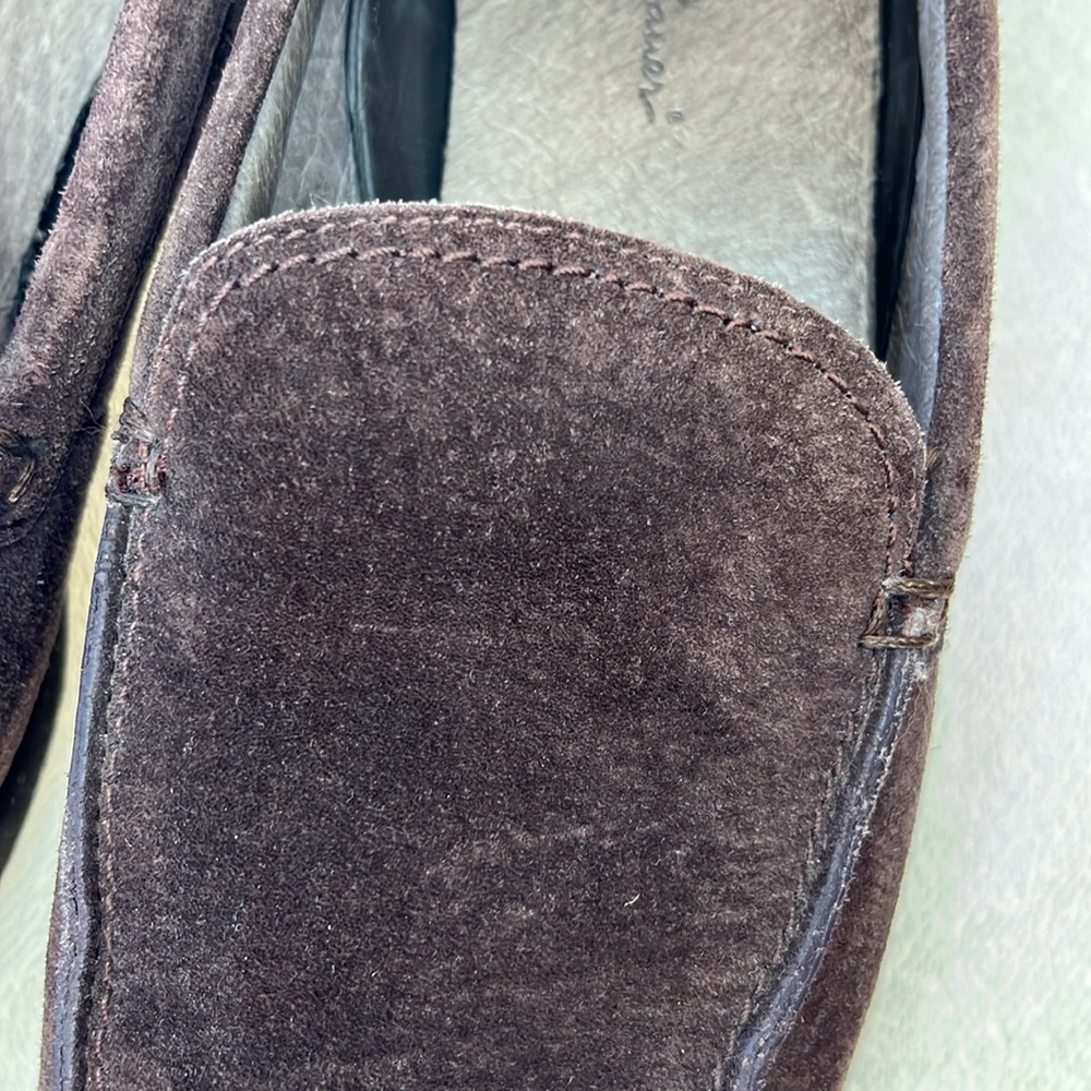 Eddie Bauer Brown Suede Loafers - Picture 6 of 8